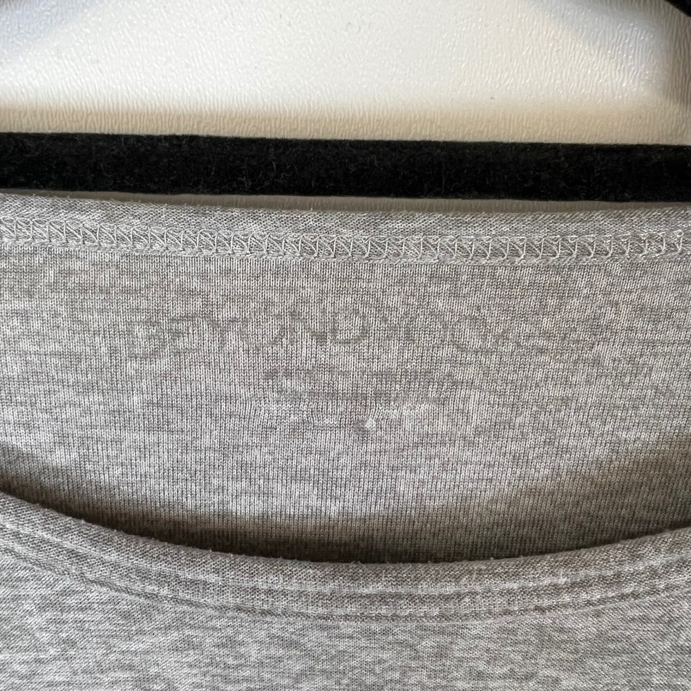 BEYOND YOGA‎ Long Sleeve Athleisure Top Heathered Gray Shirt Women's S - Picture 4 of 7